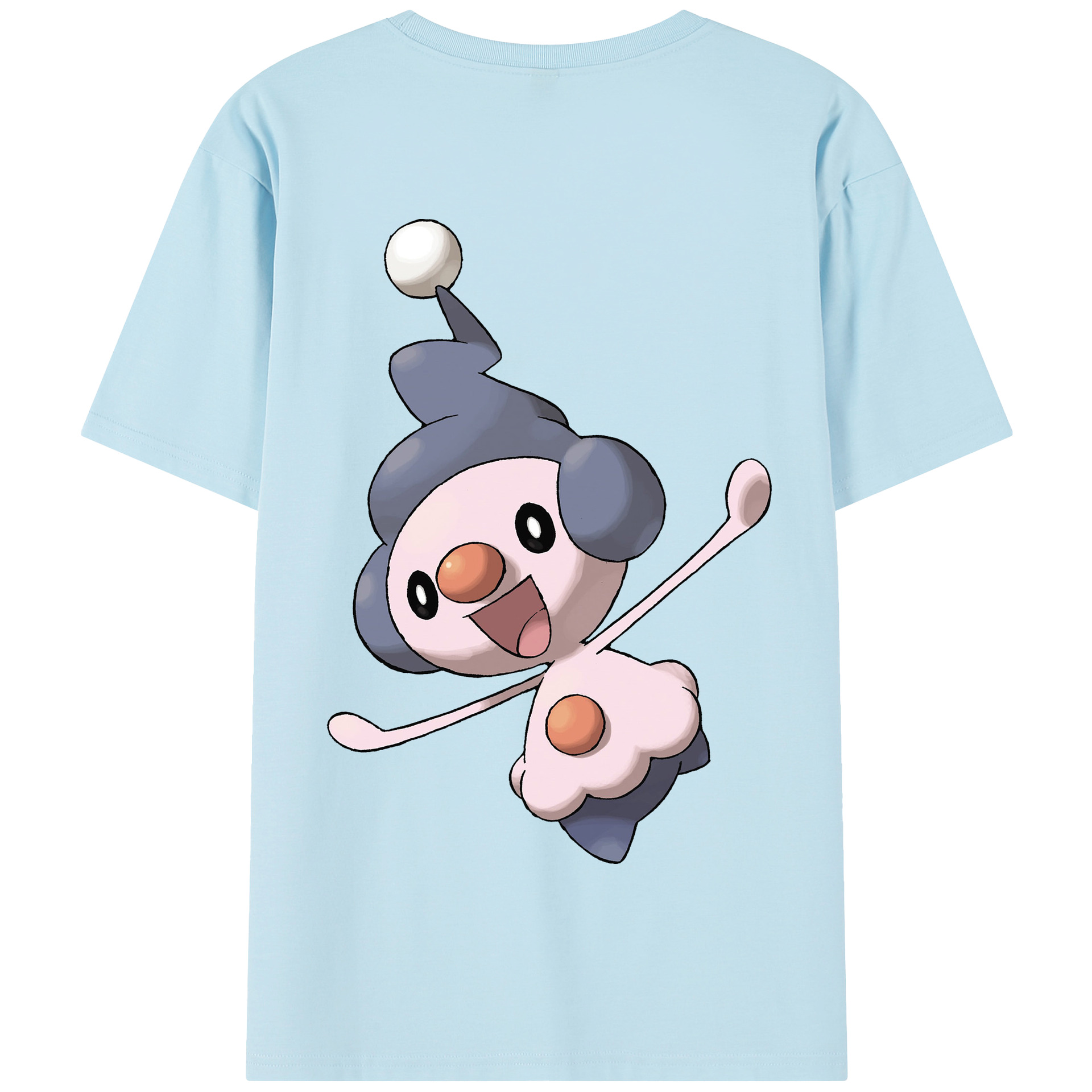 （画像用） ポケットモンスター Pokémon 綿100％半袖Tシャツ（背面プリント）